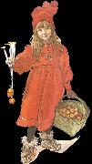 Carl Larsson Brita as Idun oil painting